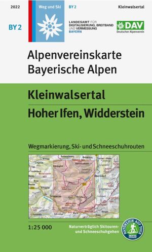 BY2 BAYERISCHE ALPEN. KLEINWALSERTAL 1:25,000 *