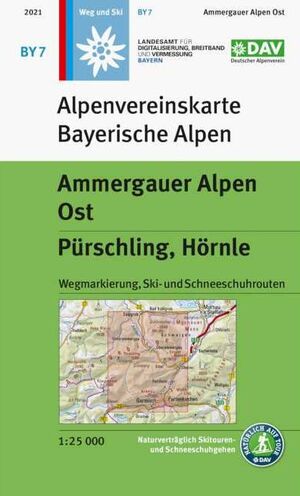 BY7 BAYERISCHE ALPEN. AMMERGAUER ALPEN OST 1:25,000