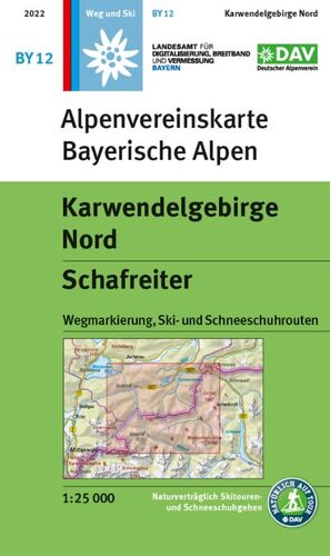 BY12 BAYERISCHE ALPEN. KARWENDELGEBIRGE NORD 1:25,000 *
