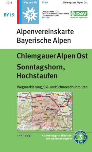 BY19 BAYERISCHE ALPEN. CHIEMGAUER ALPEN OST 1:25,000 *