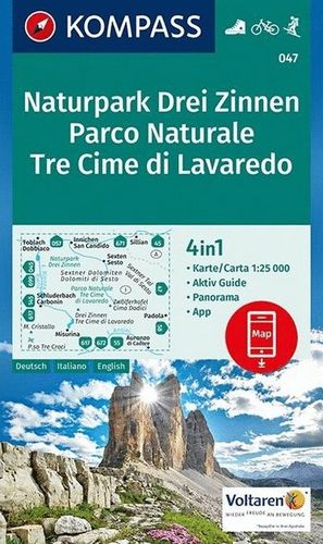 047 TRE CIME DI LAVAREDO 1:25.000