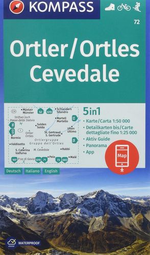 72. ORTLES-ORTLER, CEVEDALE 1:50.000 - 1:25,000 *