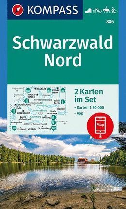 886 SCHWARZWALD NORD 1:50.000. [SELVA NEGRA] *