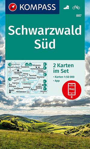 887 SCHWARZWALD SUD 1:50.000 [2 MAPAS] *