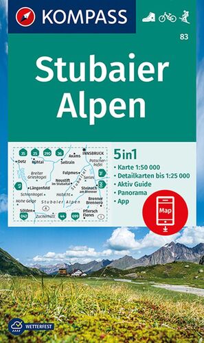 83 STUBAIER ALPEN 1:50.000 *