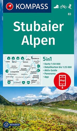 83 STUBAIER ALPEN 1:50.000 *