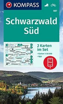 887 SCHWARZWALD SUD 1:50.000 [2 MAPAS]