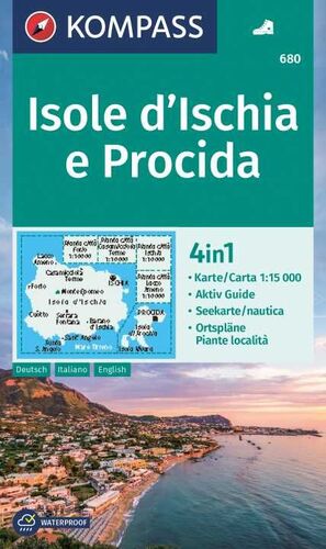 680  ISOLE D'ISCHIA E PROCIDA  1:15,000 (4 EN 1) *
