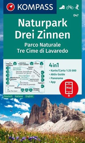 047 DREI ZINNEN (4 EN 1) 1:25,000 ( DE/IT) *