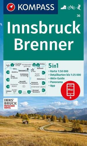 36 INNSBRUCK / BRENNER 1:50,000  -  1:25,000 *