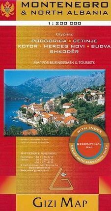 MONTENEGRO & NORTH ALBANIA 1:200.000 *