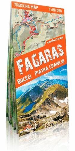 FAGARAS, BUCEGI, PIATRA CRAIULUI (CARPATOS - RUMANIA) 1:80,000 *