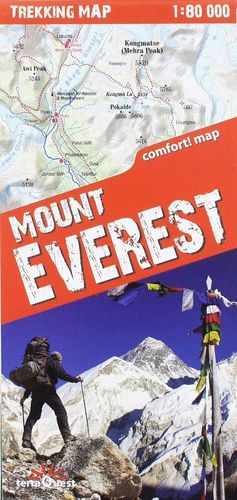 MOUNT EVEREST - MONTE EVEREST 1:80,000 *