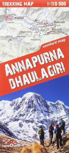 ANNAPURNA & DHAULAGIRI 1:110,000 (TREKKING MAP)