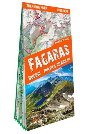 FAGARAS, BUCEGI, PIATRA CRAIULUI (CARPATOS-RUMANIA) 1:80,000 *