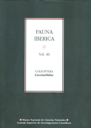 FAUNA IBÉRICA. VOL. 40: COLEOPTERA: COCCINELLIDAE *