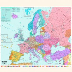 EUROPA POLÍTIC (MURAL PALSTIFICAT) 1: 6.535.000