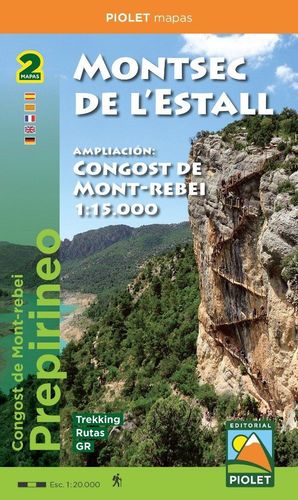 MONTSEC DE L'ESTALL 1:20.000  (2 MAPES)