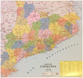 CATALUNYA COMARQUES [MINI MURAL] [1:565.000] *