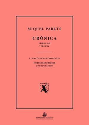 CRÒNICA DE MIQUEL PARETS *