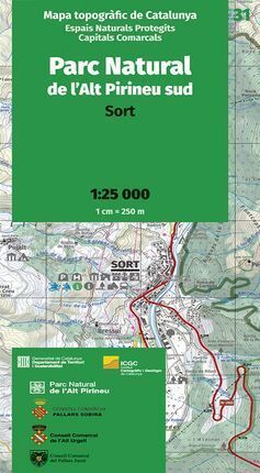 31 PARC NATURAL DE L'ALT PIRINEU SUD. SORT 1:25.000 *
