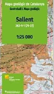 SALLENT. MAPA GEOLÒGIC 1:25.000 GEOTREBALL I *