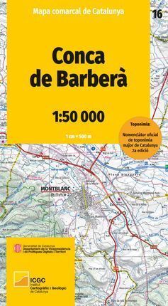 16 CONCA DE BARBERÀ  (1:50.000) *