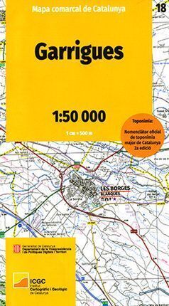 18 GARRIGUES 1:50.000