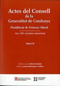 ACTES DEL CONSELL DE LA GENERALITAT DE CATALUNYA *