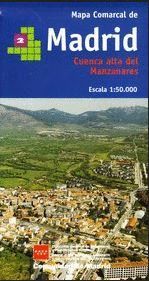 MAPA COMARCAL DE MADRID 2.  1:50,000