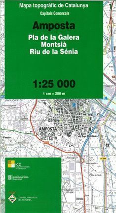 01 AMPOSTA  (PLA DE LA GALERA, MONTSIÀ, RIU DE LA SÉNIA)   1:25.000  *