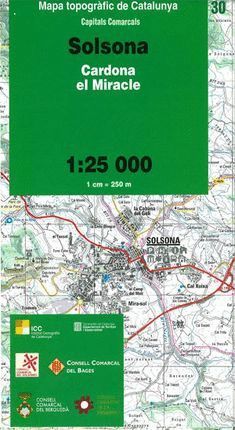 30 SOLSONA -(CARDONA-EL MIRACLE) 1:25.000 *