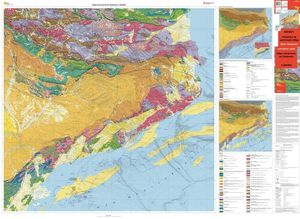 MAPA ESTRUCTURAL DE CATALUNYA 1:250.000