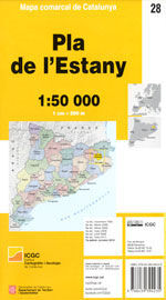 28 PLA DE L'ESTANY (1:50.000)