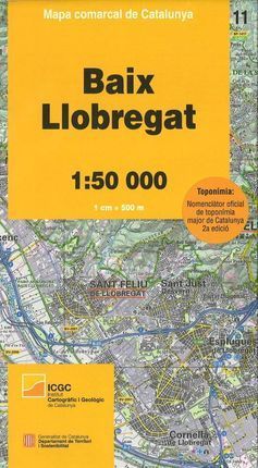 11 BAIX LLOBREGAT 1:50.000