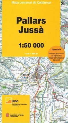 25 PALLARS JUSSÀ  1:50 000 *