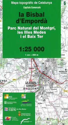 06 PARC NATURAL DEL MONTGRI, LES ILLES MEDES I EL BAIX TER 1:25,000