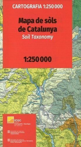 MAPA DE SÒLS DE CATALUNYA. SOIL TAXONOMY 1:250,000