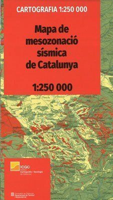 MAPA DE MESOZONACIÓ SÍSMICA DE CATALUNYA 1:250 000