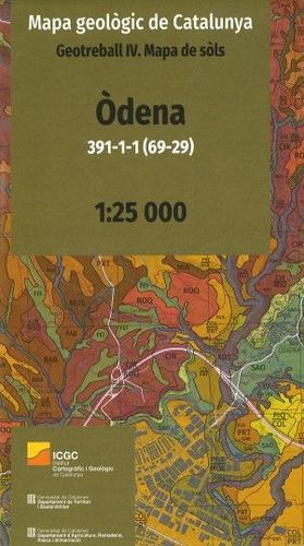 MAPA GEOLÒGIC DE CATALUNYA. GEOTREBALL IV. ÒDENA 391-1-1 (69-29) *