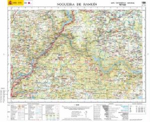 MTN 50. HOJA 188, NEGUEIRA DE RAMUÍN 1:50,000