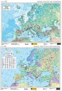 MAPA POLÍTICO EUROPA-MAPA FÍSICO EUROPA 1:5,000,000