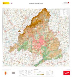 MAPA DE LA COMUNIDAD DE MADRID E1:200.000 EN RELIEVE *