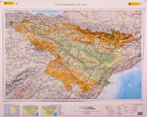 CUENCA HIDROGRÁFICA DEL EBRO (RELIEVE 1:600.000)