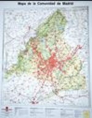 MAPA DE LA COMUNIDAD DE MADRID E 1:250.000 EN RELIEVE *