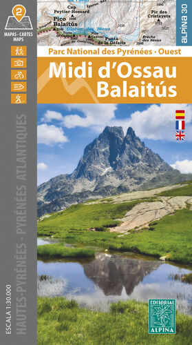 MIDI D'OSSAU - BALAITÚS 1:30,000 (2 MAPAS)