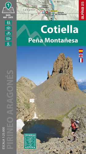 COTIELLA - PEÑA MONTAÑESA  1:25,000