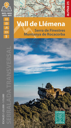 VALL DE LLEMENA  1: 25.000 (2 MAPES)