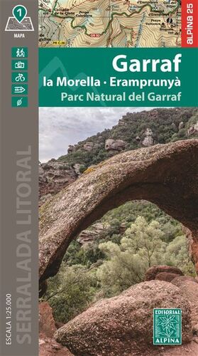 GARRAF. LA MORELLA, ERAMPRUNYÀ 1:25,000