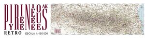 POSTER PIRINEUS RETRO 1:450,000 (MAPA MURAL)